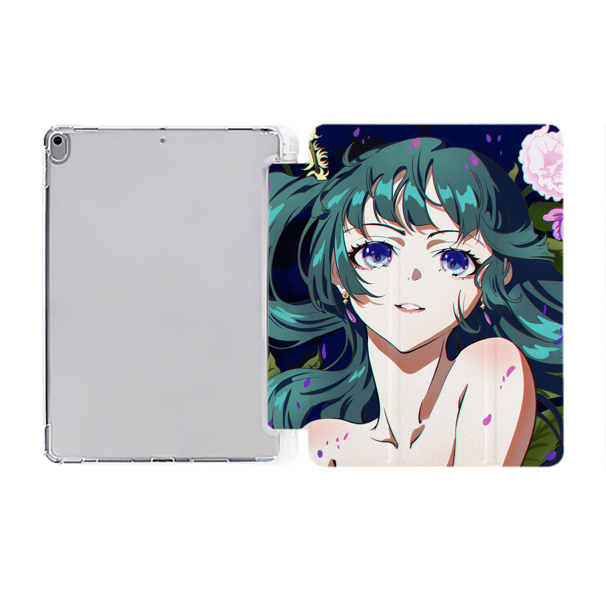 （画像用） 薬屋のひとりごと The Apothecary Diaries IPad ケース ペン収納付き 三つ折りスタンド PUレザー×シリコン 対応機種9.5/10.5/10.9インチ